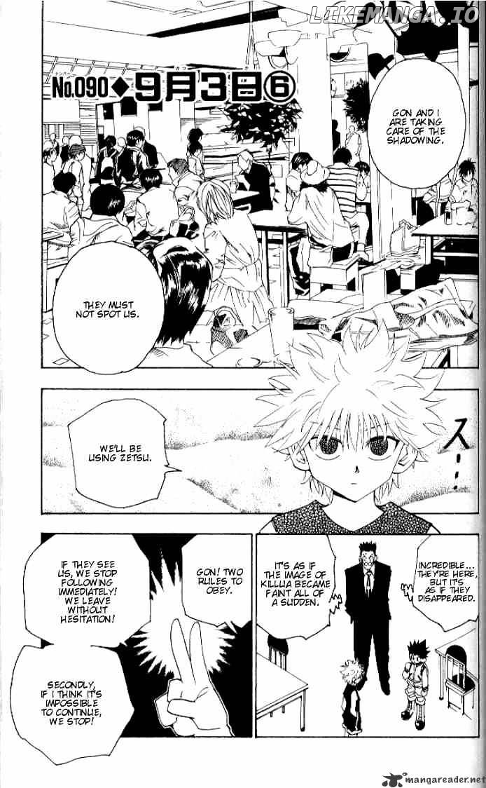 Hunter x Hunter, Chapter 90 image 01